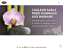 Tablet Screenshot of couleur-sable.com